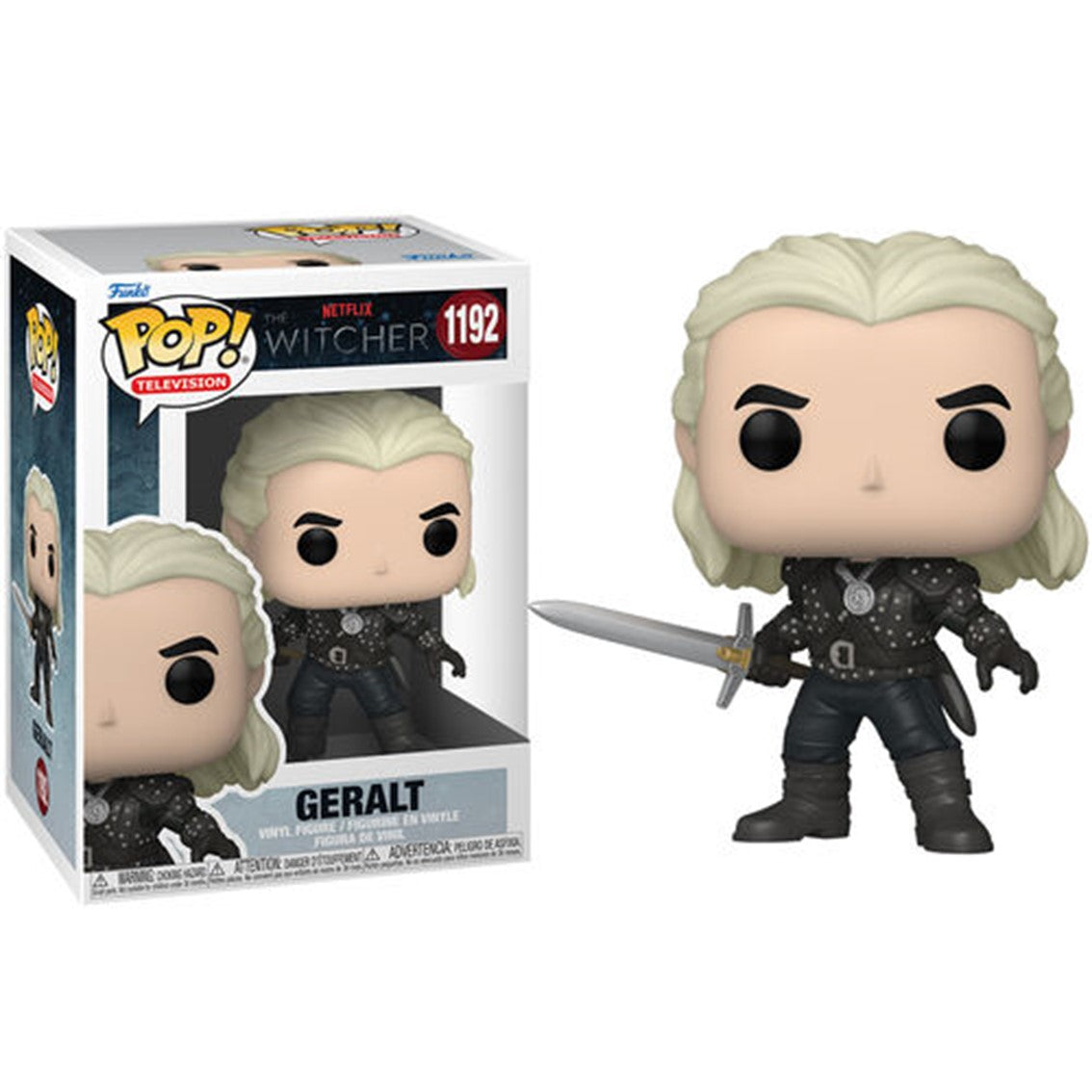 FUNKO POP! The Witcher - Geralt 1192 (OPCIÓN CHASE ALEATORIA)