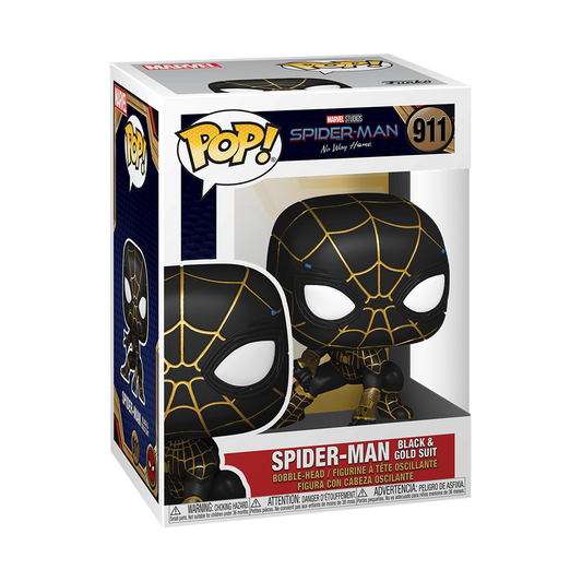 FUNKO POP! Marvel: Spider-Man: No Way Home - Spider-Man (Black & Gold Suit) 911