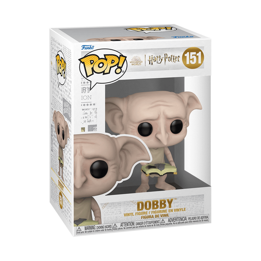 FUNKO POP! Harry Potter - Dobby con libro y calcetín 151