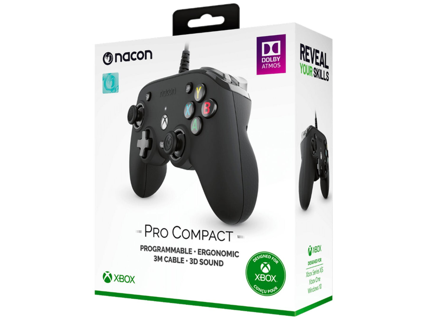 Mando Nacon Pro Compact negro (Xbox Series X|S, Xbox One y PC)