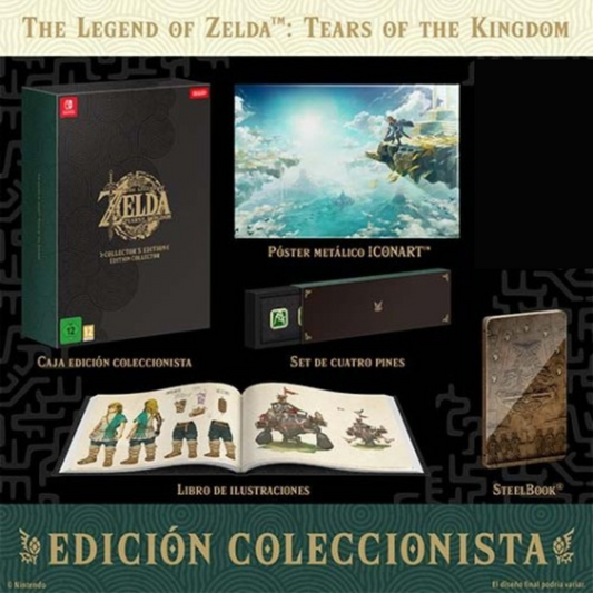 [NO INCLUYE JUEGO] The Legend of Zelda: Tears of the Kingdom - Edición coleccionista (Nintendo Switch)