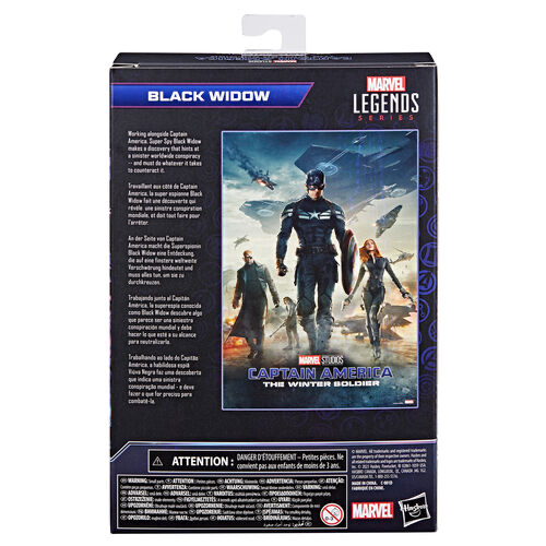 Figura Marvel Black Widow - Capitán América: El Soldado de Invierno (The Infinity Saga) (15cm)