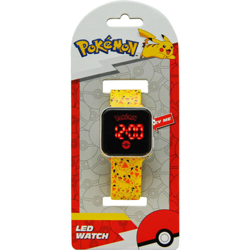 Reloj led Pokémon Pikachu