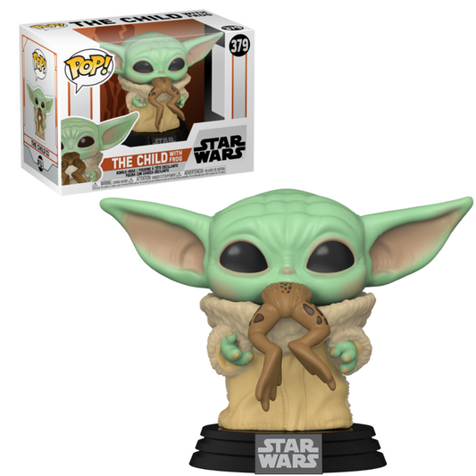 FUNKO POP! Star Wars: The Mandalorian - Baby Yoda con rana 379