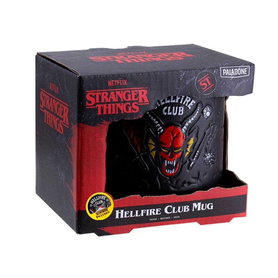 Taza con relieve Stranger Things Hellfire Club