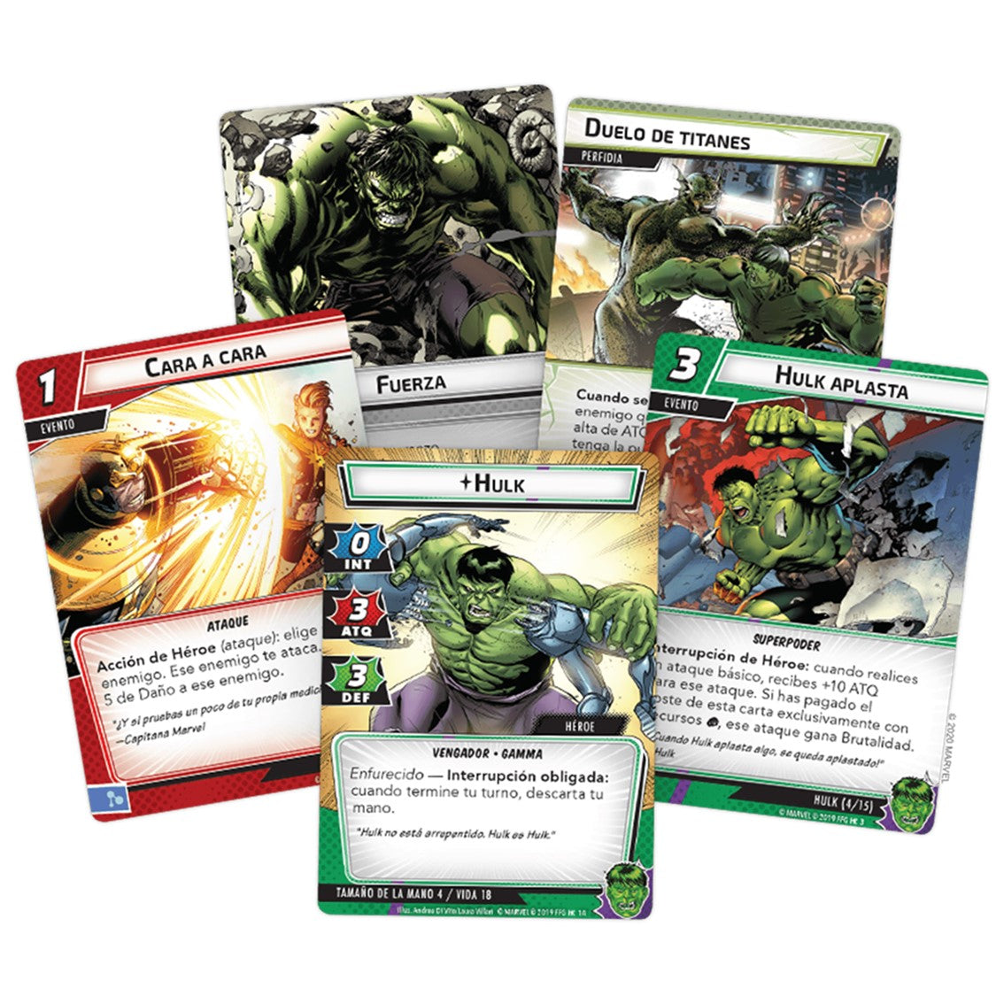 Juego de mesa Marvel Champions: Hulk (pack de héroe)