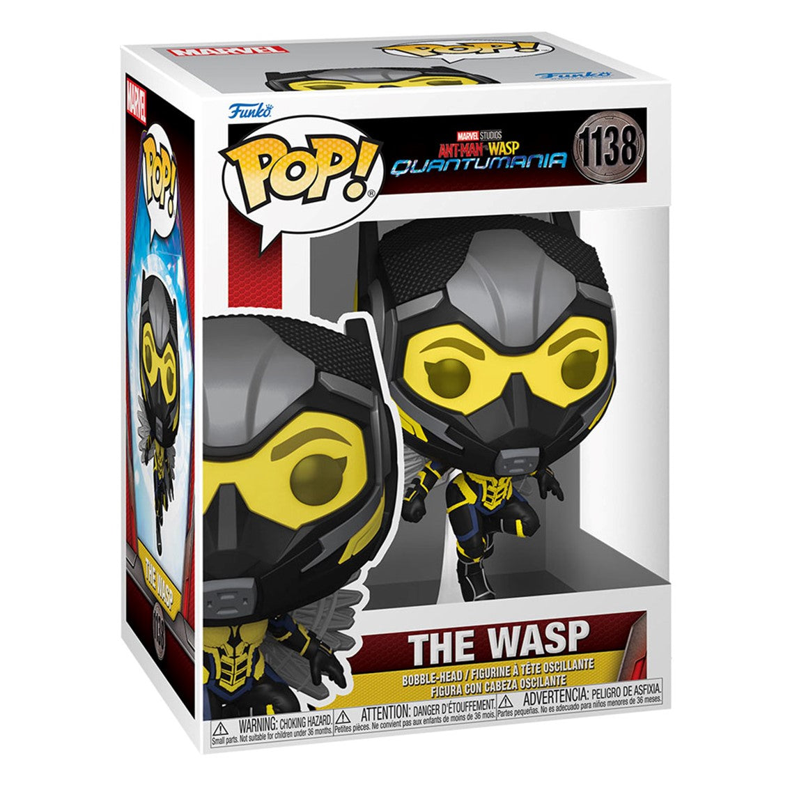 FUNKO POP! Marvel: Ant-Man y la Avispa: Quantumanía - The Wasp 1138 (OPCIÓN CHASE ALEATORIA)