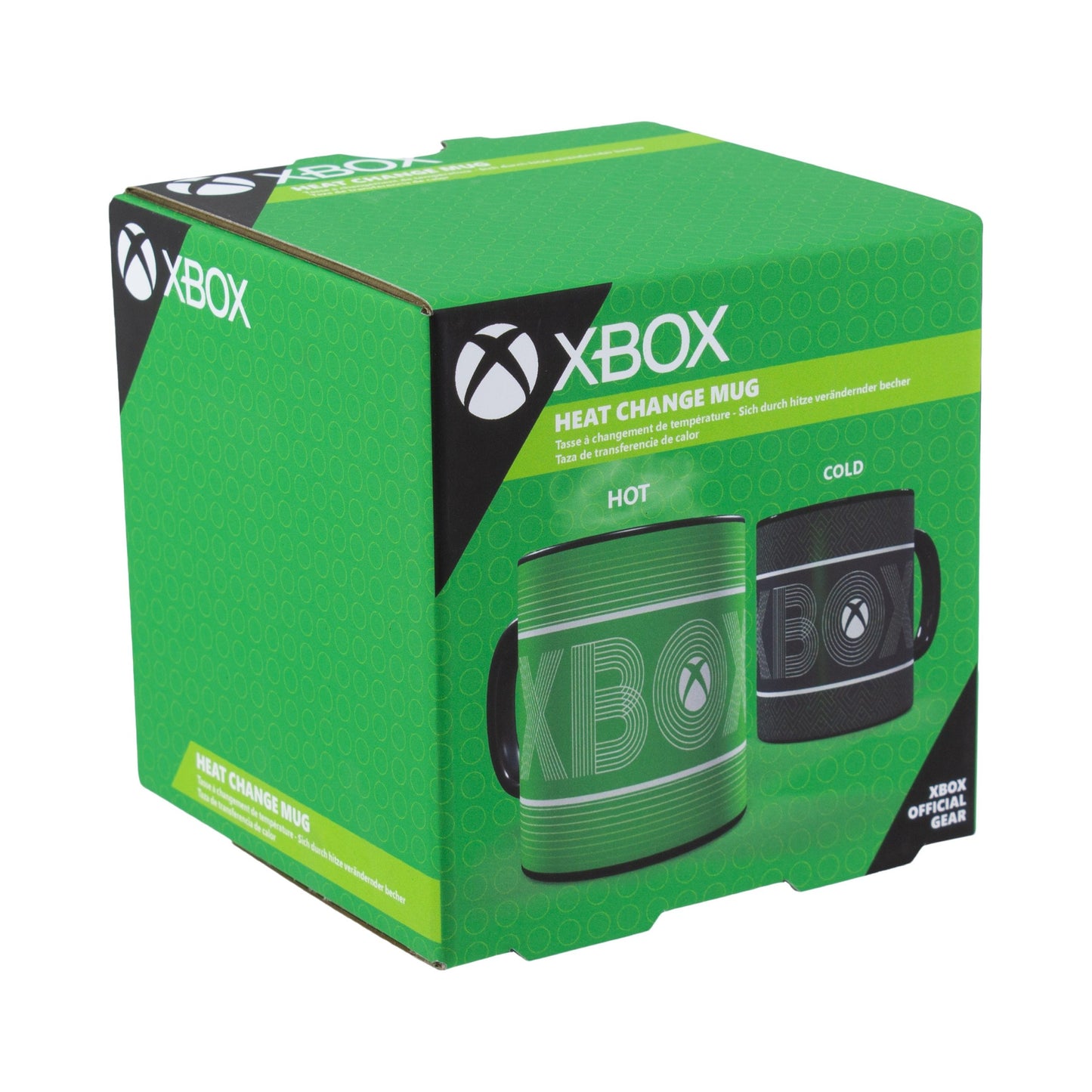 Taza oficial Xbox con logo efecto térmico